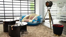 ▲MOBELLIO保時捷沙發。（圖／鍾釗榛攝影）