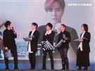 五月天出席第3部3D演唱會電影「五月天人生無限公司」首映。（記者邱榮吉/攝影）