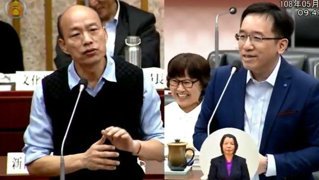 陳致中狂叩韓國瑜：今天比分機好用耶