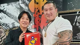 賴清德、館長
圖翻攝自飆捍臉書