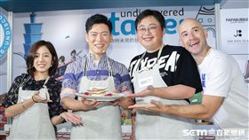 學姊（黃瀞瑩）、觀傳局長劉奕霆、地獄廚神Jason（王凱傑）、吳鳳
圖／記者林士傑攝影