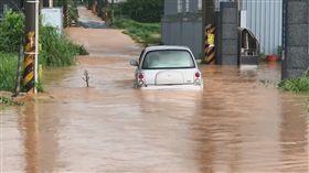 新竹,新豐鄉,淹水,大雨,積水,暴雨（圖／翻攝畫面）