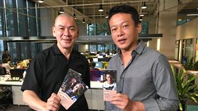 名導蔡明亮（左）與影帝李康生。（圖／記者蕭翰弦攝影）