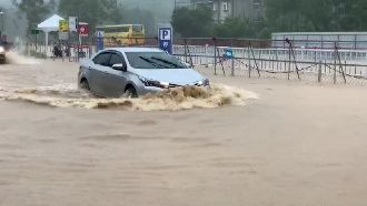 大雨下不停！南投埔里野溪暴漲淹水