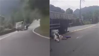 石碇車禍瞬間曝光！二輪族怒槓四輪族