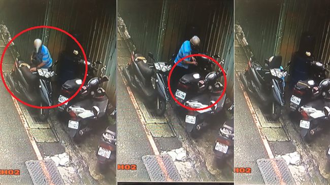 機車椅墊被割破？監視器揭傻眼真相