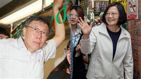 柯文哲,蔡英文 圖/柯粉俱樂部,蔡英文臉書