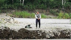 高雄,旗山,沙洲,溪水暴漲（圖／翻攝畫面）