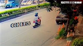 台中市沙鹿區茶館槍擊案監視器畫面曝光（翻攝畫面）