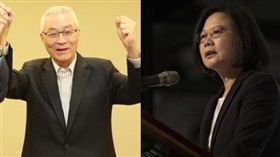 吳敦義,蔡英文 圖/資料照