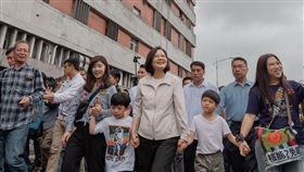 蔡英文出席廢核遊行(總統府提供)