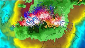 大雨,豪雨（圖／翻攝自氣象達人彭啟明臉書）