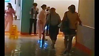 暴雨轟炸　台大兒童醫院驚傳水管爆裂