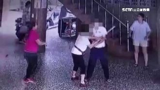 怪男闖宮廟亂打人　女志工：骨頭裂了