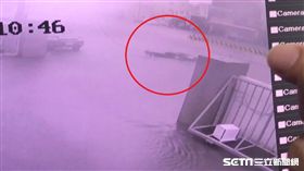 台中大甲雨打斷台電高壓電纜／翻攝畫面