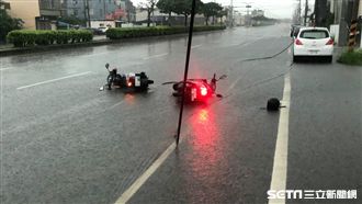 大雨打斷電纜？騎士慘觸電命危搶救中