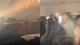 波音,737-800,曼谷,泰國,煙霧,事故,返航,冒煙　圖／翻攝自梨視頻　https://parg.co/Cp3