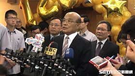 行政院長蘇貞昌20日出席2019台灣銀行行慶慶祝大會。（圖／記者盧素梅攝）