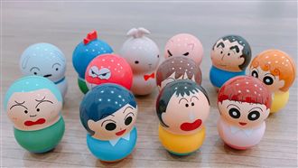 廢到好療癒！小七獨賣蠟筆小新不倒翁