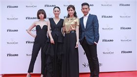 灼人秘密坎城影展世界首映電影「灼人秘密」20日在法國坎城影展「一種注目」競賽單元世界首映，導演趙德胤（右1）領軍「灼人三姝」吳可熙（左2）、夏于喬（左1）與宋芸樺（右2）盛裝出席。（岸上影像有限公司提供）中央社記者鄭景雯傳真  108年5月20日