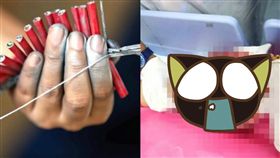 馬來西亞,鞭炮,齋戒月,右手,炸爛,血肉模糊,手指,煙火,爆炸,炸傷  圖／翻攝自Thestar https://parg.co/CNm