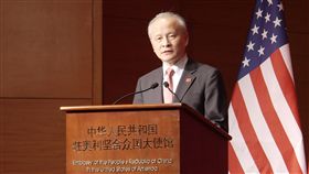 中國駐美大使崔天凱中國駐美國大使崔天凱23日表示，中美關係不能走上「脫鉤」邪路。中央社記者鄭崇生華盛頓攝  108年1月24日