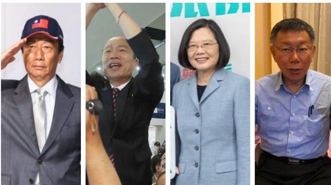 2020候選人欣賞度：小英甩柯韓郭