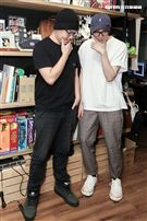 導演廖人帥Leo與視覺設計師提摩西接受三立新聞網專訪。（記者林士傑/攝影）