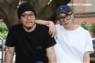 導演廖人帥Leo與視覺設計師提摩西接受三立新聞網專訪。（記者林士傑/攝影）