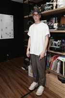 導演廖人帥Leo與視覺設計師提摩西接受三立新聞網專訪。（記者林士傑/攝影）