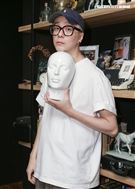 導演廖人帥Leo與視覺設計師提摩西接受三立新聞網專訪。（記者林士傑/攝影）