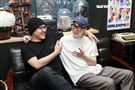 導演廖人帥Leo與視覺設計師提摩西接受三立新聞網專訪。（記者林士傑/攝影）