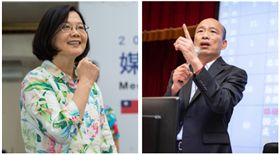  ▲蔡英文、韓國瑜（組合圖，資料畫面）