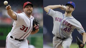▲薛澤（Max Scherzer）、狄格隆（Jacob deGrom）同場先發。（圖／美聯社／達志影像）