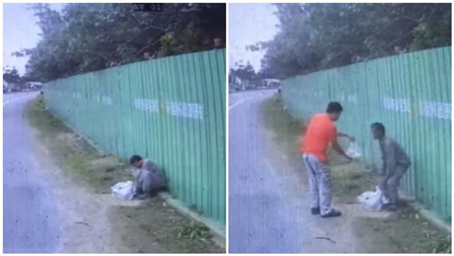 街友蹲路邊…運將迴轉送便當：願被罰
