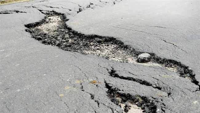 雲林這條路才鋪半年…今卻龜裂變爛路
