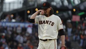 ▲巨人薩馬奇亞（Jeff Samardzija）失6分非自責分吞敗。（圖／美聯社／達志影像）