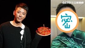 信今年生日在片場開心切蛋糕同樂。（圖／狠耐聽音樂提供）