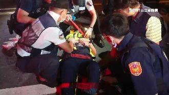 女警執快打遭撞　駕駛：她自己撞上來