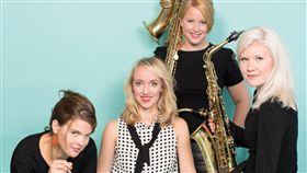 賽蓮薩克斯風四重奏首度訪台4名來自荷蘭的女性薩克斯風演奏家，以「賽蓮」為名組成賽蓮薩克斯風四重奏，今年首度訪台演出，將為台灣樂迷帶來多元曲風，展現薩克斯風多變面貌。（文生藝術提供）中央社記者趙靜瑜傳真　108年5月23日