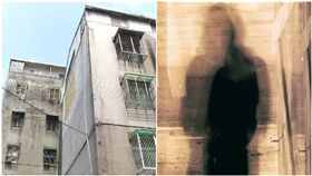舊公寓頂樓出現詭異人影。（圖／資料照、PIXABAY）