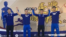 鄭兆村、楊俊瀚、陳傑、陳奎儒都將參加台灣國際田徑公開賽。（圖／記者劉家維攝影）