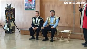 柯文哲,謝長廷,南相馬市,和菓子（圖／記者黎冠志攝影）