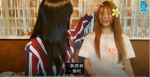 TWICE,周子瑜,瀏海,髮型／翻攝自V LIVE