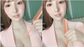 AV女優,三上悠亞,尖尾梳,梳子,性感（圖／翻攝自推特）