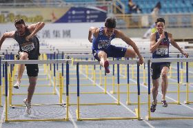 台灣國際田徑公開賽　陳奎儒跨欄摘金（