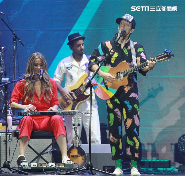 傑森·瑪耶茲 (Jason Mraz) 2019 亞洲巡迴演唱會台北站，台北小巨蛋開唱。（記者邱榮吉/攝影）