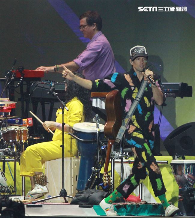 傑森·瑪耶茲 (Jason Mraz) 2019 亞洲巡迴演唱會台北站，台北小巨蛋開唱。（記者邱榮吉/攝影）