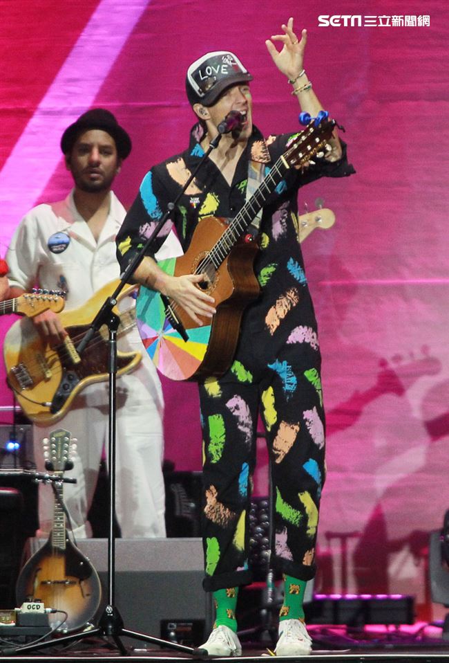 傑森·瑪耶茲 (Jason Mraz) 2019 亞洲巡迴演唱會台北站，台北小巨蛋開唱。（記者邱榮吉/攝影）