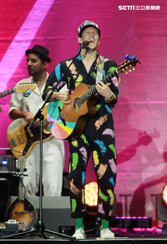 傑森·瑪耶茲 (Jason Mraz) 2019 亞洲巡迴演唱會台北站，台北小巨蛋開唱。（記者邱榮吉/攝影）